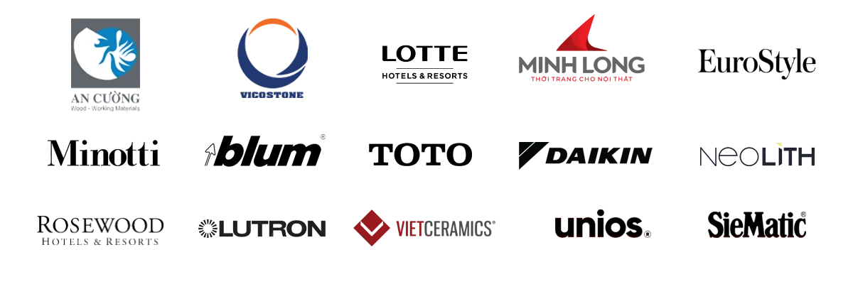 Logo các đối tác của ID Home Design